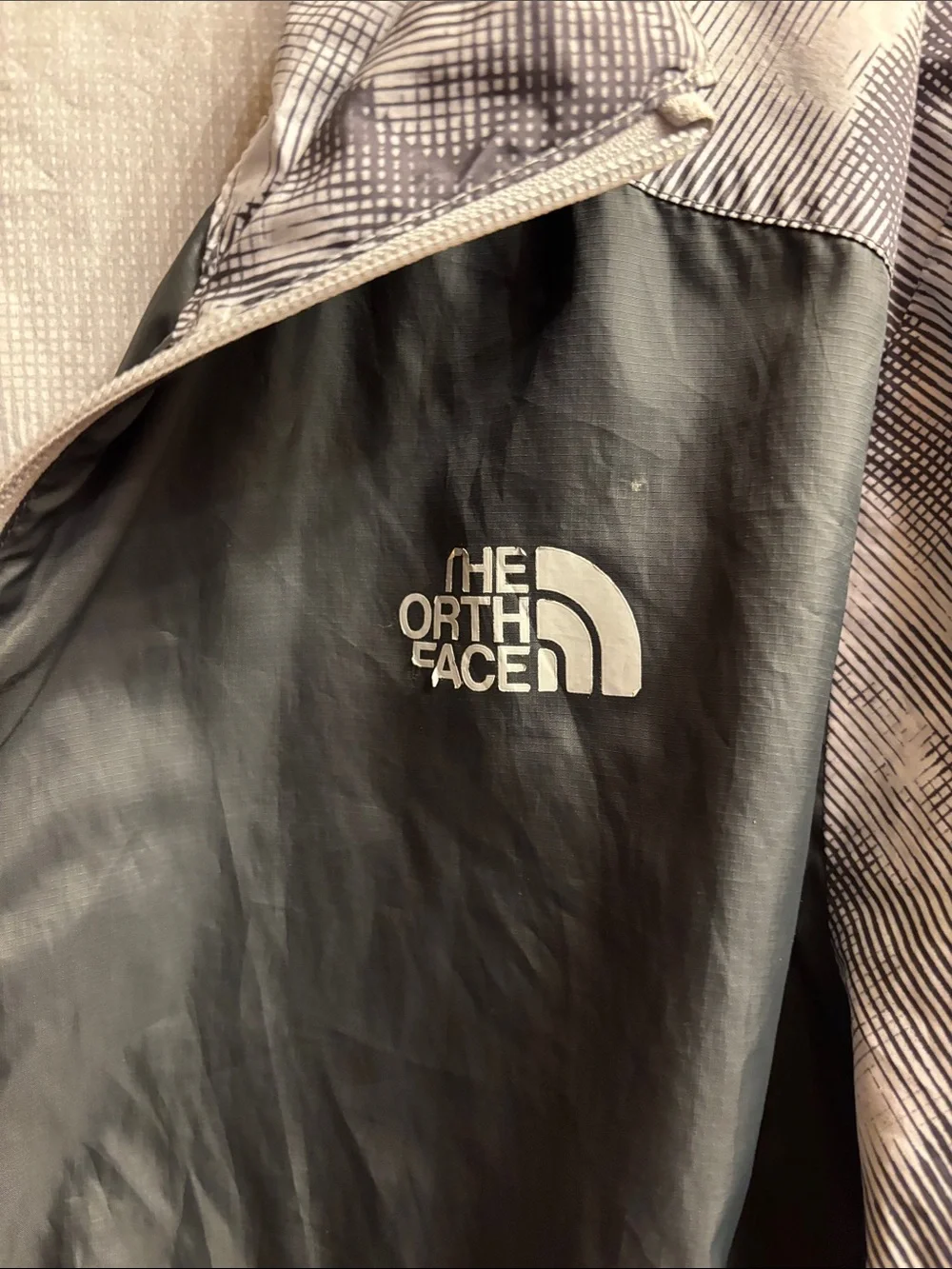 The North Face Black and Light Gray Women's/Unisex Shell Jacket